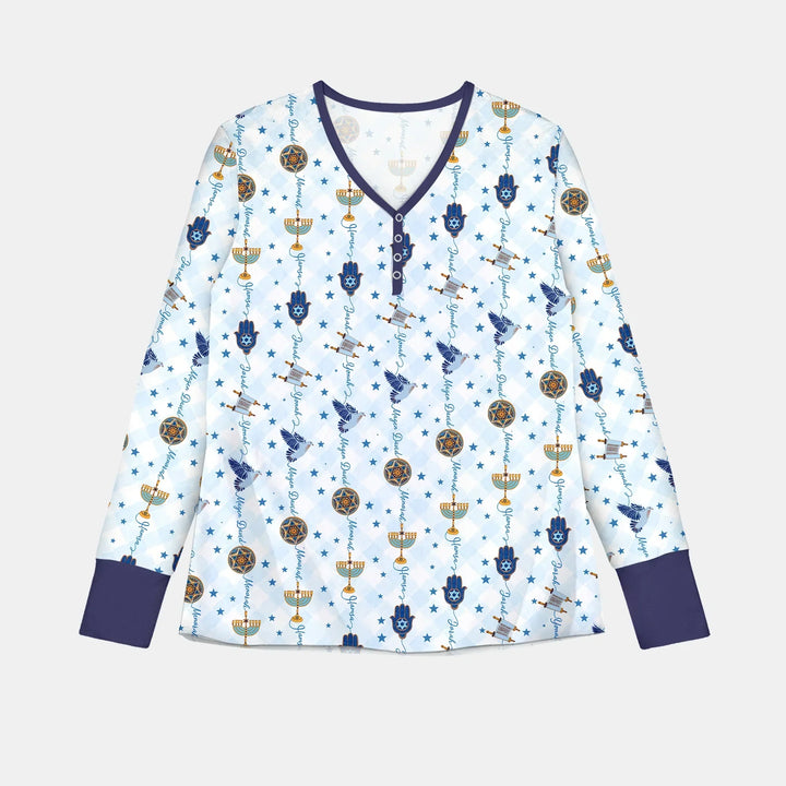 Vorlage für individuelles Damen-Pyjama-Set