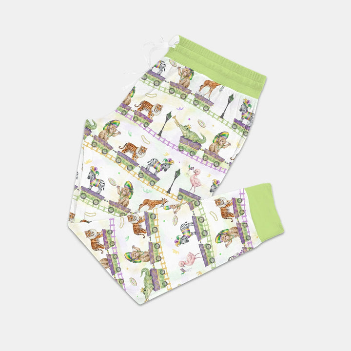 Mardi Gras Jungle Krewe Bambus-Pyjama-Set für Damen