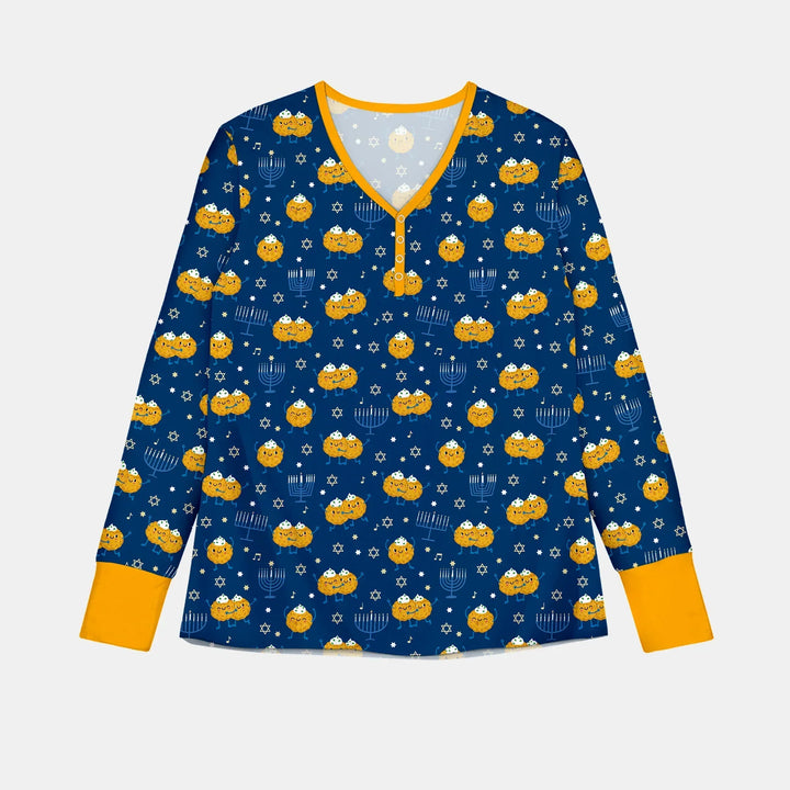Vorlage für individuelles Damen-Pyjama-Set