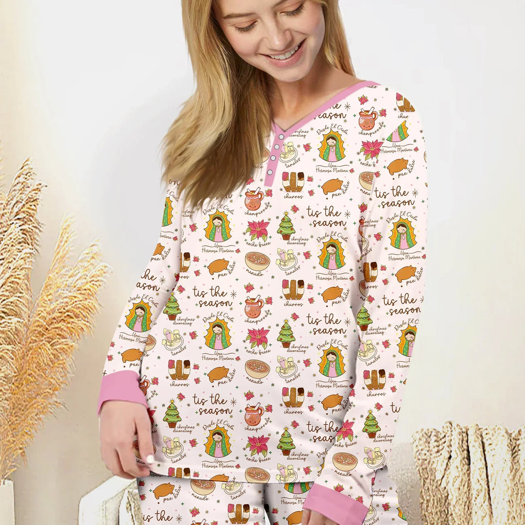 Vorlage für individuelles Damen-Pyjama-Set