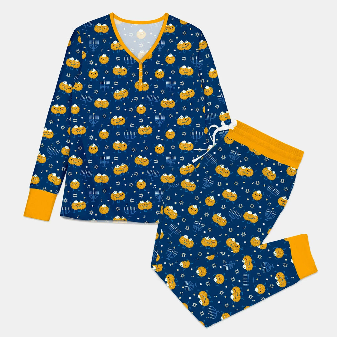 Vorlage für individuelles Damen-Pyjama-Set