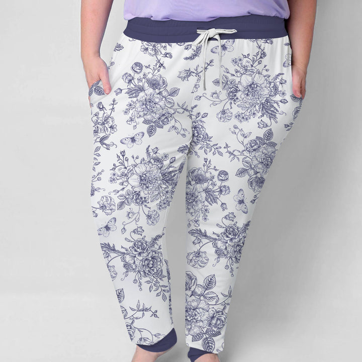 God Says I Am – Faith in Bloom Schlafanzug-Set aus Bambus für Damen mit individuellem Namen und Affirmationen