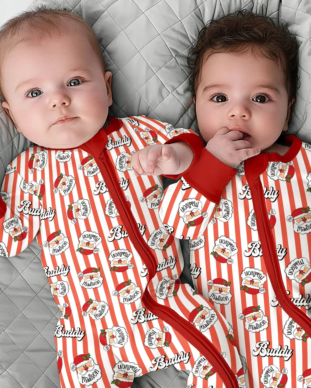 Gerippte Babykleidung mit individuellem Foto - Weich &amp; Skizzenhaft