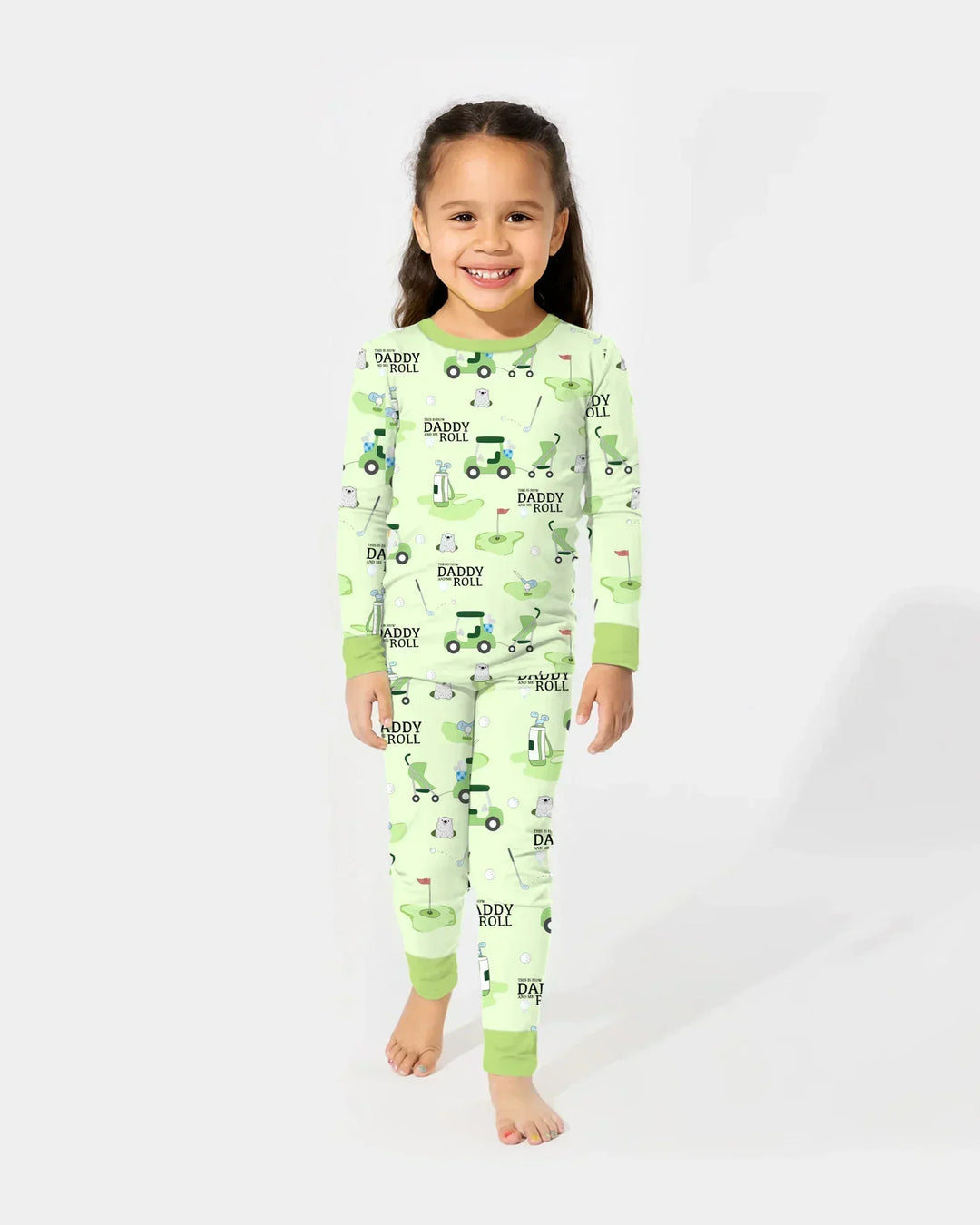 Daddy Golf Team Bamboo Two Piece Long Sleeve Pajama Set
