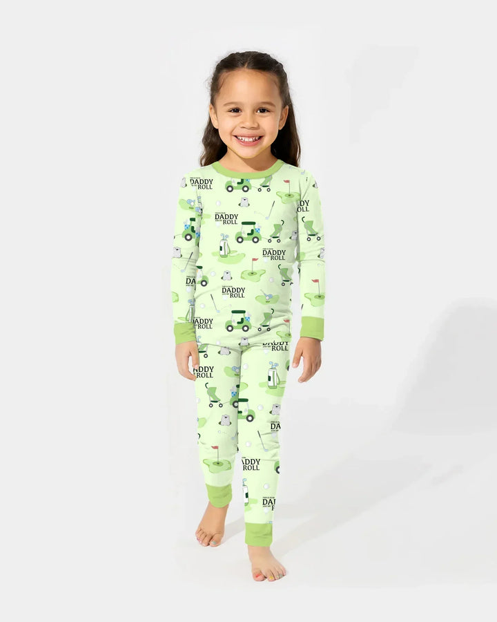Daddy Golf Team Bamboo Two Piece Long Sleeve Pajama Set