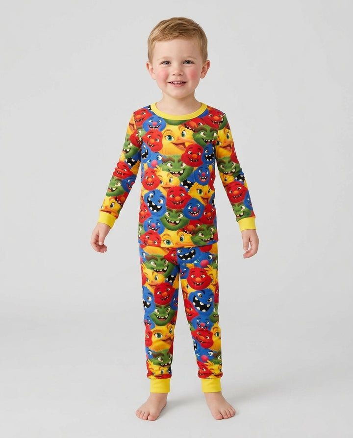 Let Have Some Fun Bamboo Two Piece Long Sleeve Pajama Set