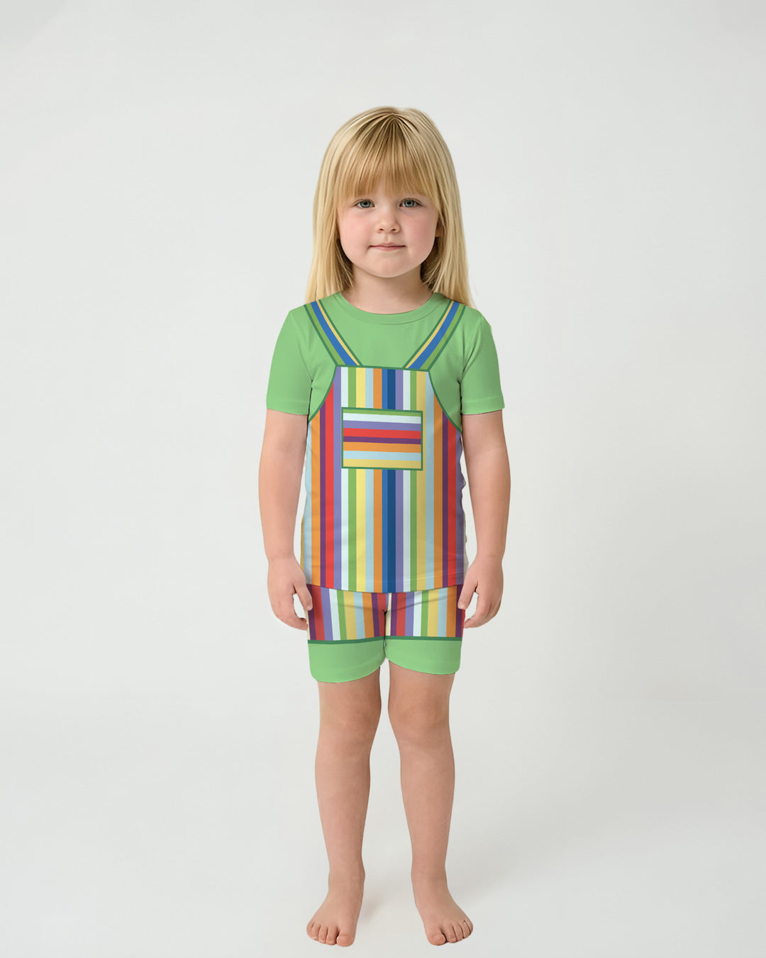 Schlafanzug-Set zweiteilig, kurze Ärmel, kurze Hose, Bambus