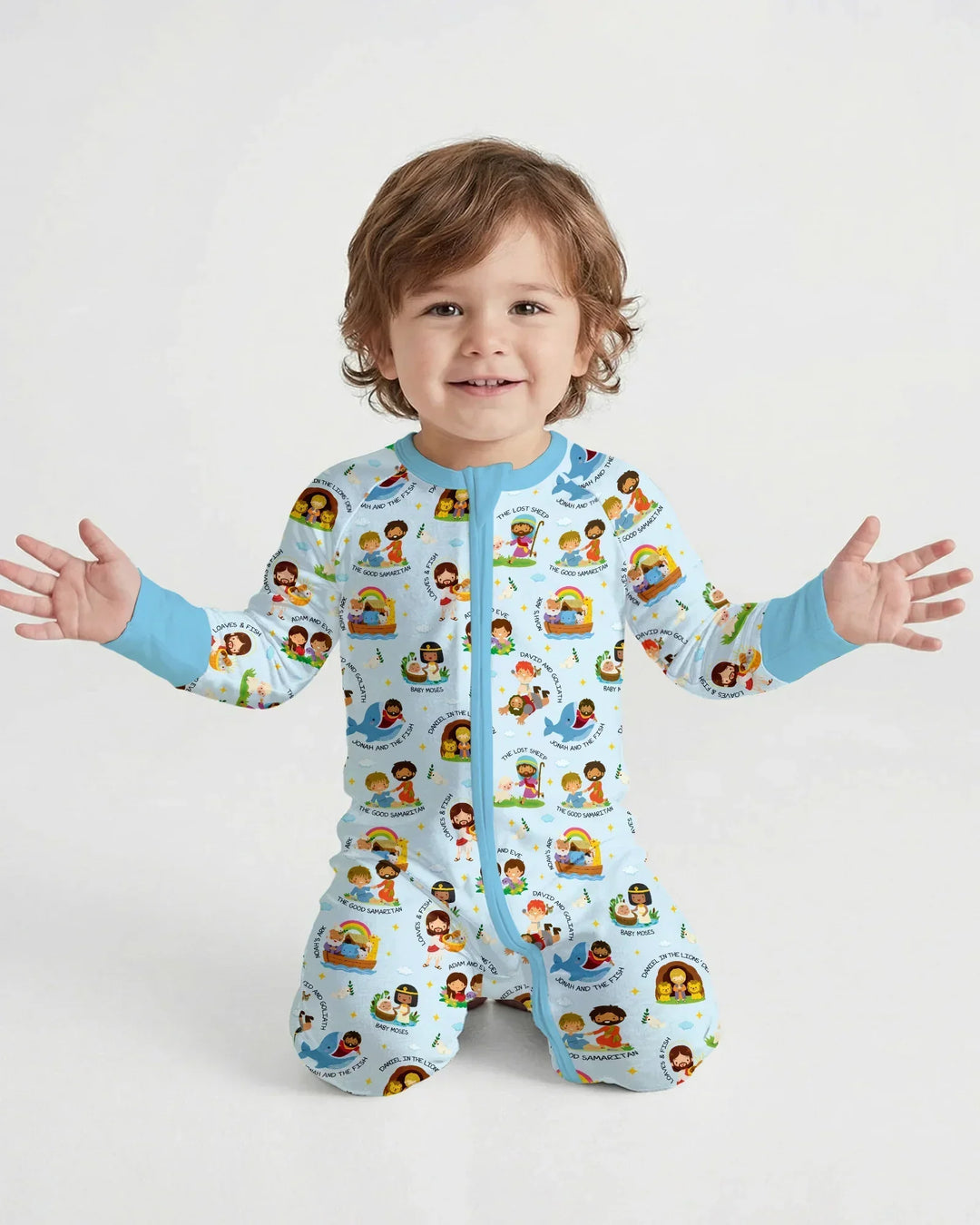 Gerippte Babykleidung mit individuellem Foto - Weich &amp; Skizzenhaft