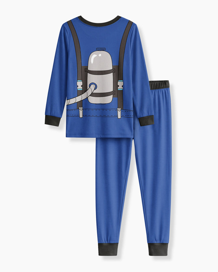 Future Astronaut Bamboo Two Piece Long Sleeve Pajama Set