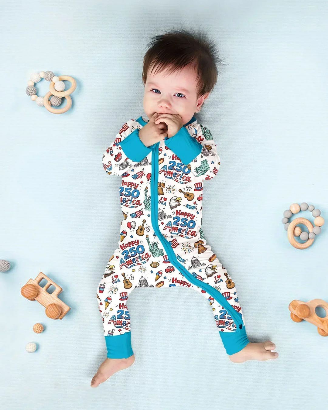 Gerippte Babykleidung mit individuellem Foto - Weich &amp; Skizzenhaft