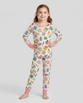 Happy School Pals  Bamboo Two Piece Long Sleeve Pajama Set