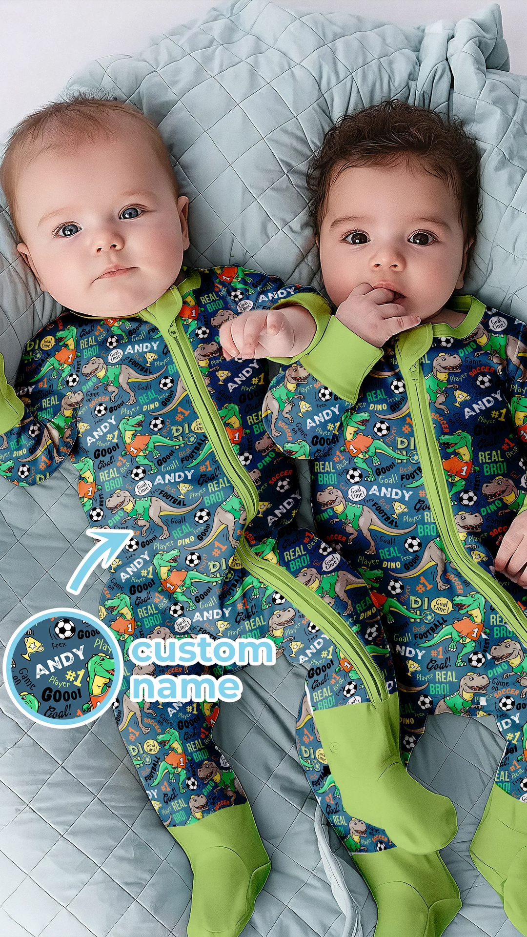 Gerippte Babykleidung mit individuellem Foto - Weich &amp; Skizzenhaft