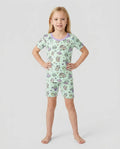 Little Alien Explorer Bamboo Two Piece Short Sleeve Shorts Pajama Set