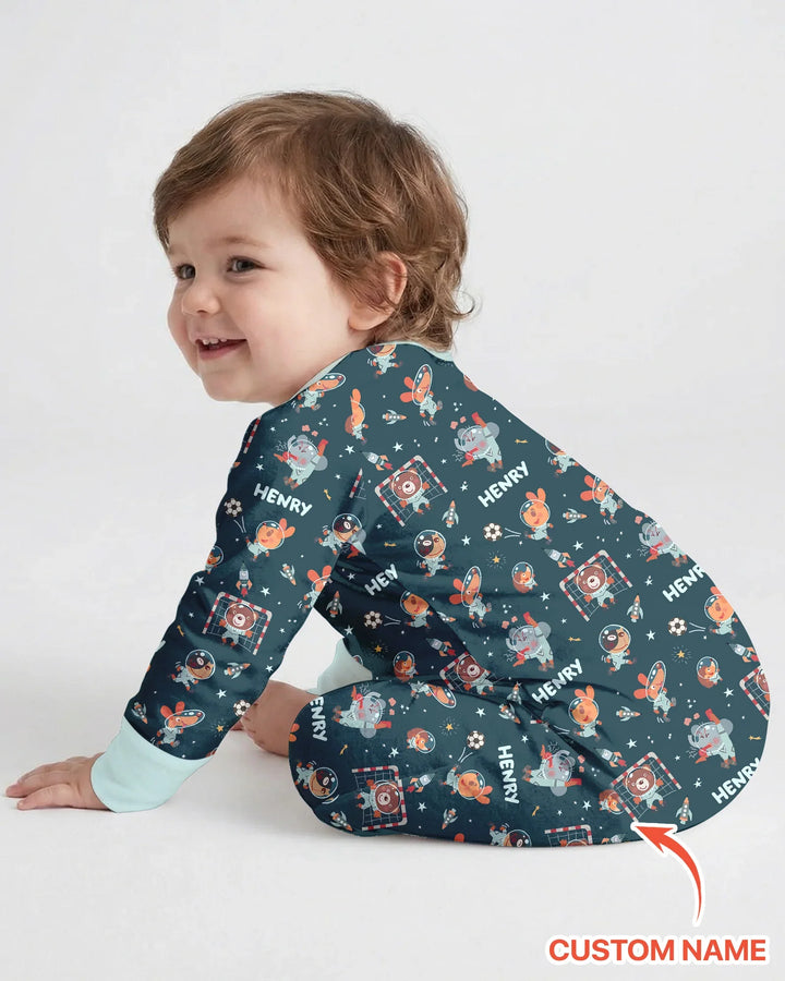 Gerippte Babykleidung mit individuellem Foto - Weich &amp; Skizzenhaft