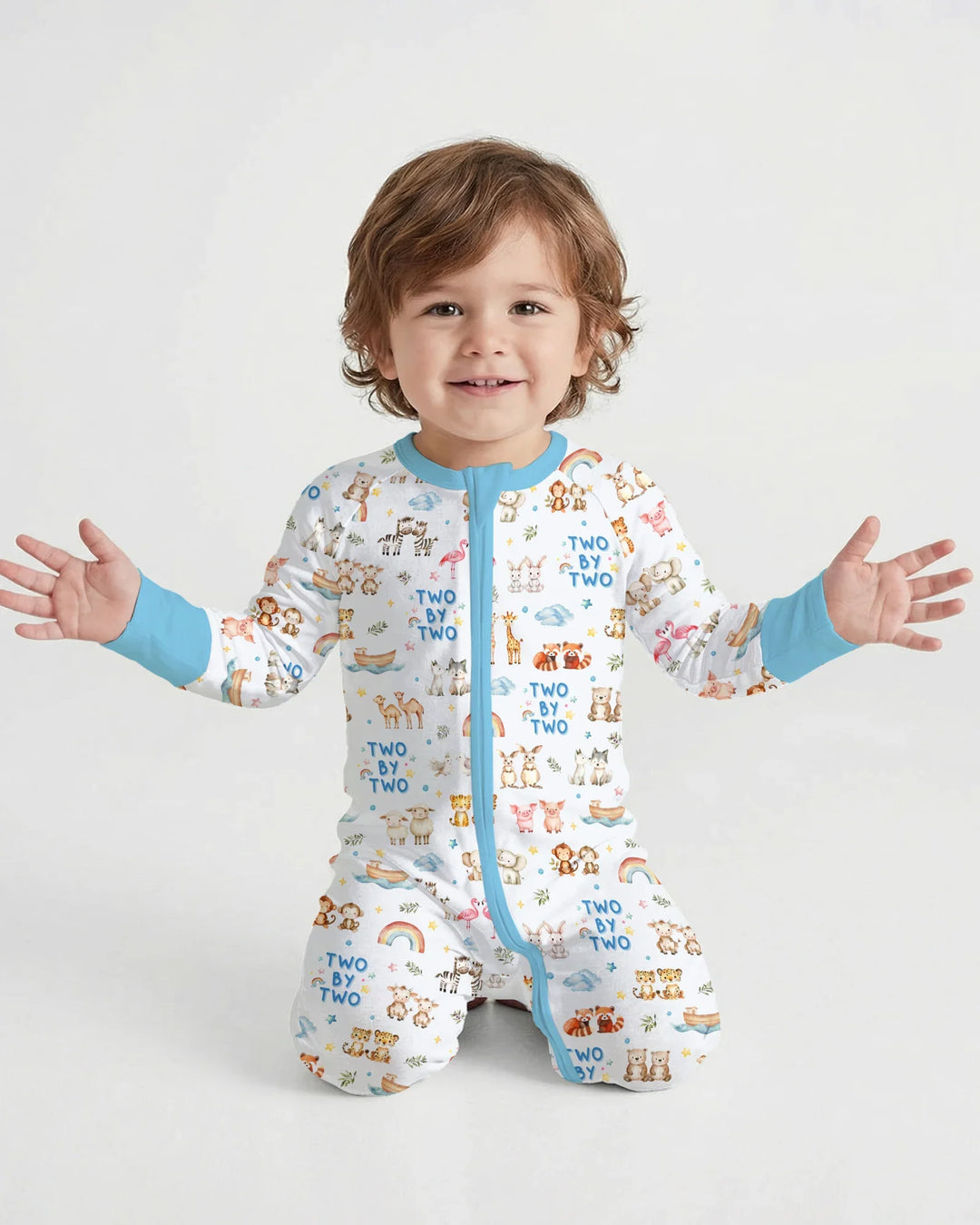 Gerippte Babykleidung mit individuellem Foto - Weich &amp; Skizzenhaft
