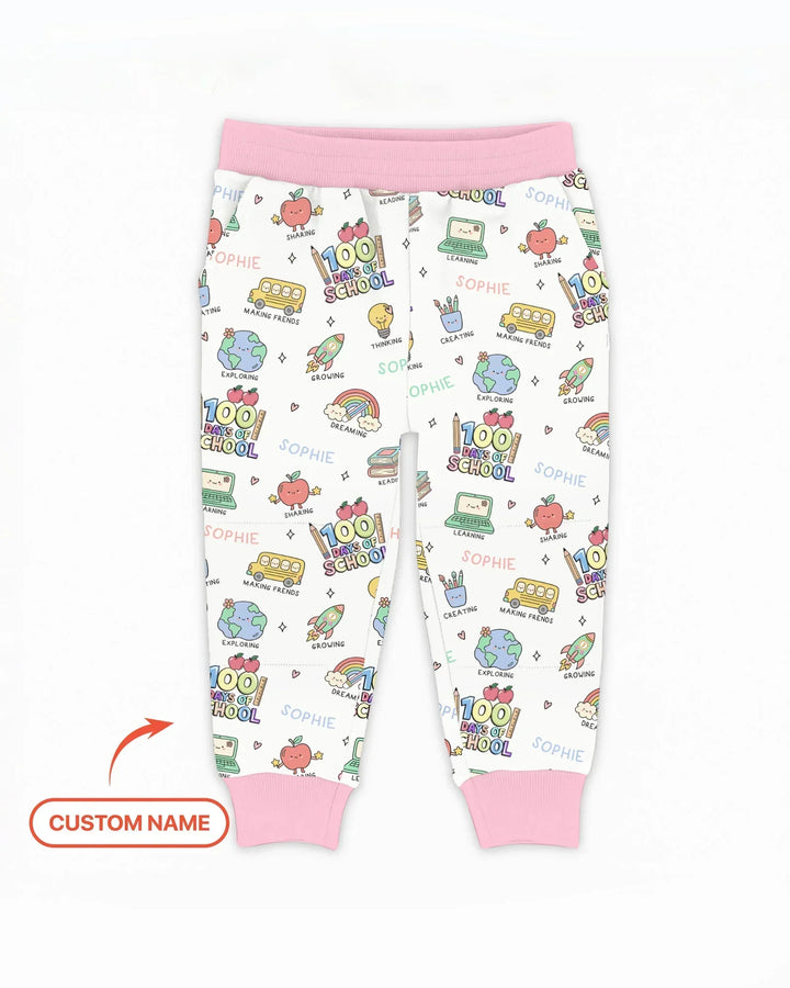 Personalisierte Feier 100 Tage Bambus Jogginghose