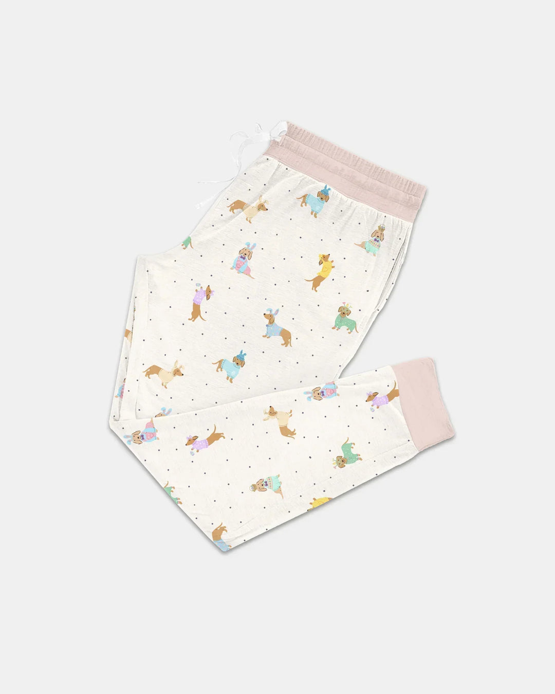 Oster-Dackel-Bambus-Damen-Pyjama-Set