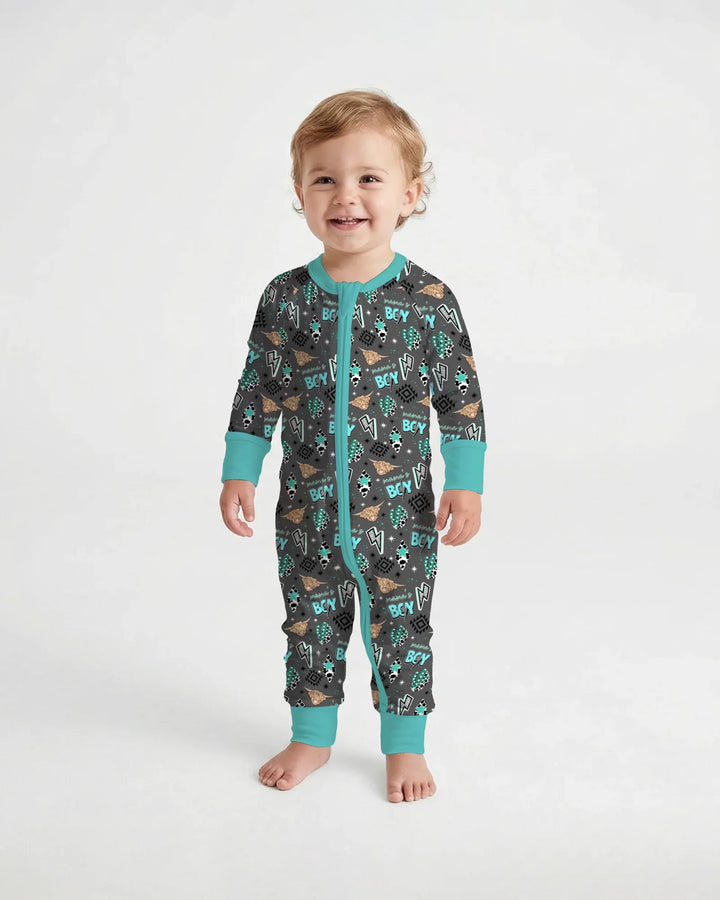 Gerippte Babykleidung mit individuellem Foto - Weich &amp; Skizzenhaft