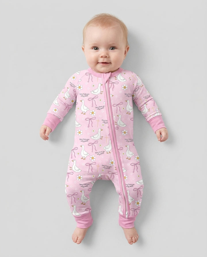 Jesus Loves You Silly Goose Bamboo Convertible Zippy
