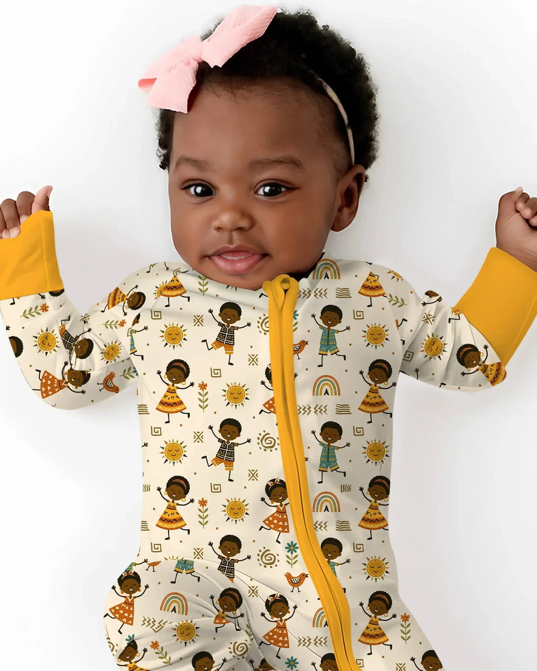 Gerippte Babykleidung mit individuellem Foto - Weich &amp; Skizzenhaft