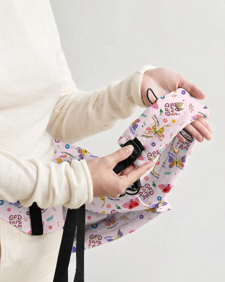 Gott sagt, ich bin Schmetterlings-Babytrage