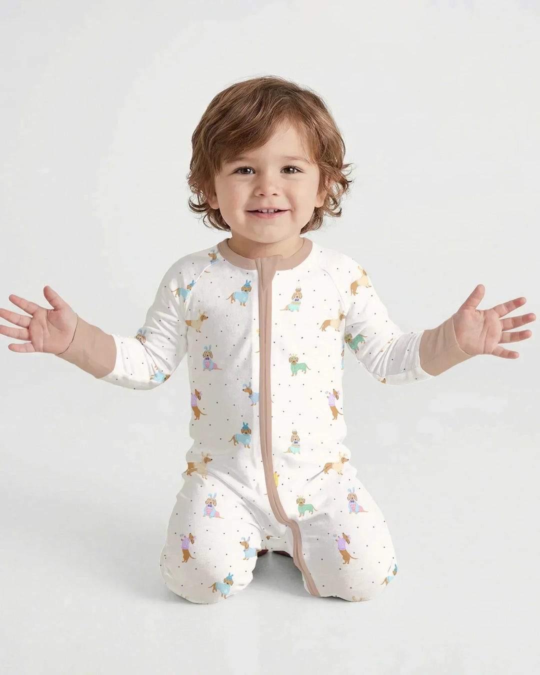 Easter Dachshund Bamboo Convertible Zippy