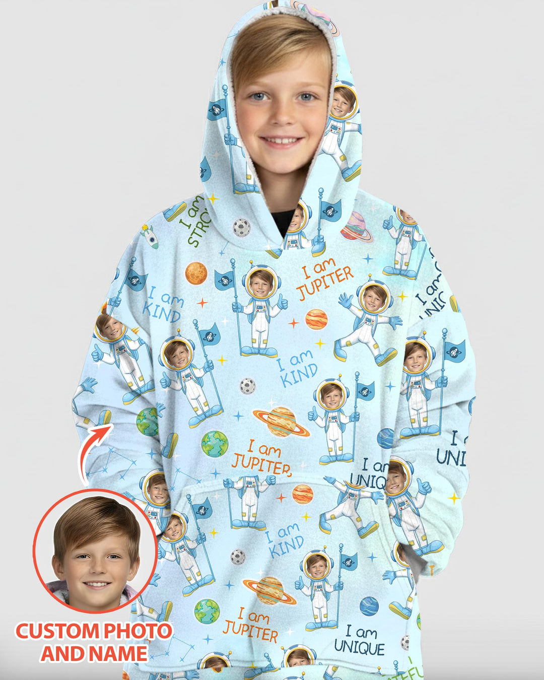 Benutzerdefinierter Bambus-Deckenhoodie (Vorlage)
