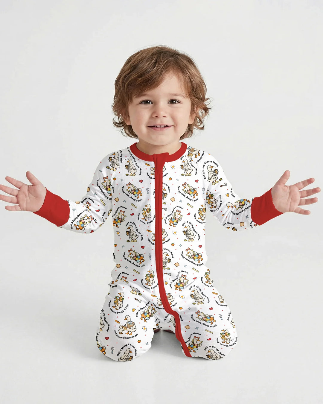 Just A String Cheese Mama Era Mommy & Me Bamboo Convertible Zippy