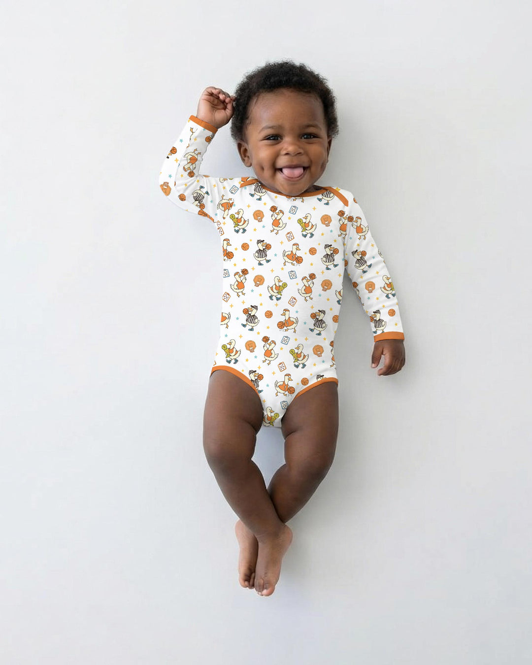 Gerippte Babykleidung mit individuellem Foto - Weich &amp; Skizzenhaft