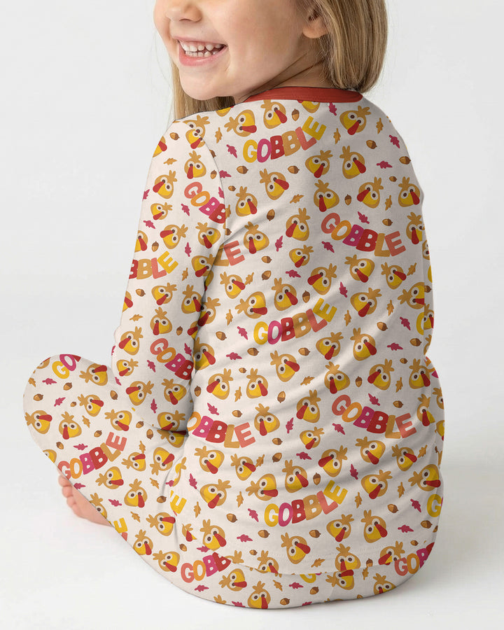 Gobble Gobble Bamboo Two Piece Long Sleeve Pajama Set