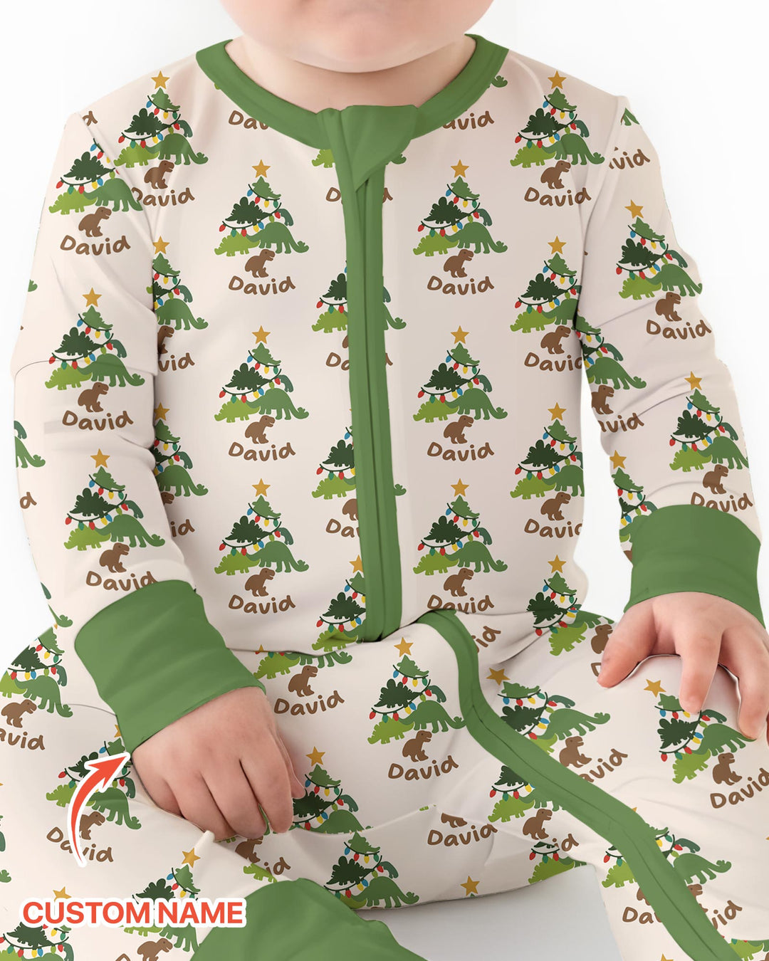 Dino Christmas Tree Bamboo Convertible Zippy