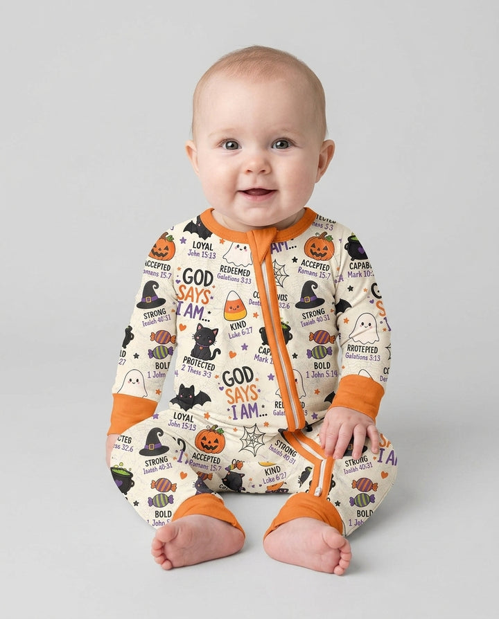 Halloween God Says I Am Bamboo Convertible Zippy