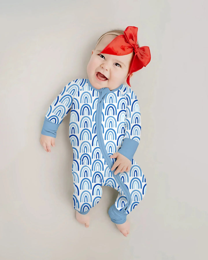 Gerippte Babykleidung mit individuellem Foto - Weich &amp; Skizzenhaft