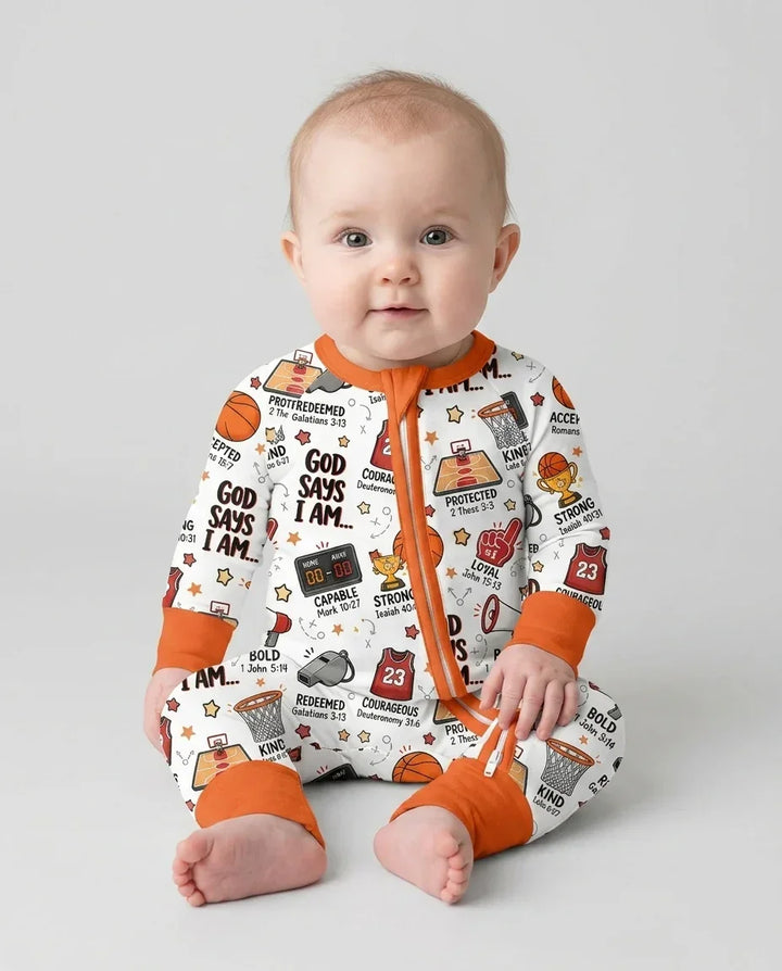 Gerippte Babykleidung mit individuellem Foto - Weich &amp; Skizzenhaft