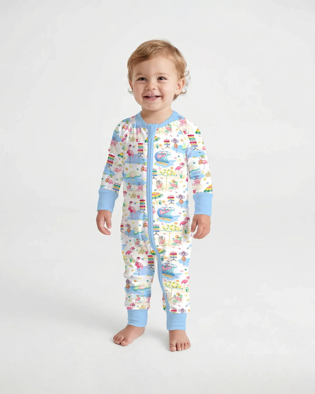 Gerippte Babykleidung mit individuellem Foto - Weich &amp; Skizzenhaft