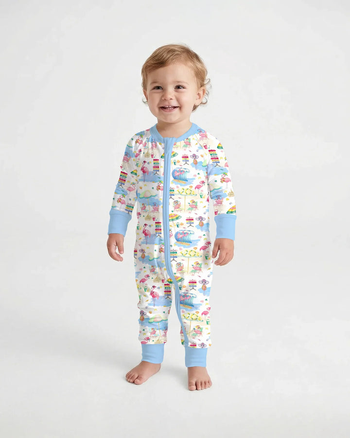 Gerippte Babykleidung mit individuellem Foto - Weich &amp; Skizzenhaft