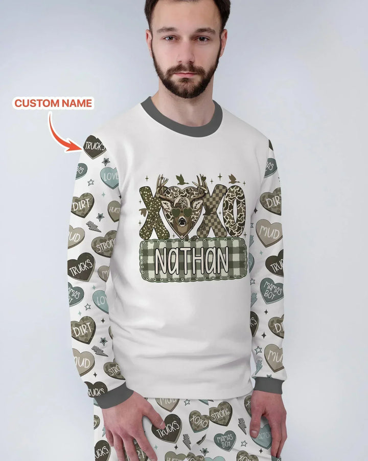 Vorlage Benutzerdefiniertes Herren-Pyjama-Set