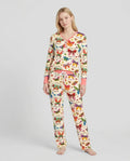 Vorlage Bambus Damen Pyjama Set