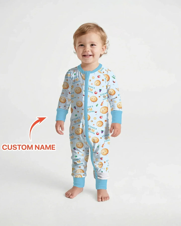 Custom Name 1st Passover Bamboo Convertible Zippy