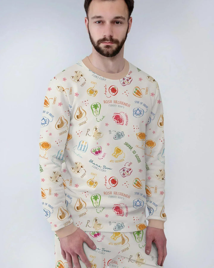 Vorlage Herren-Pyjama-Set