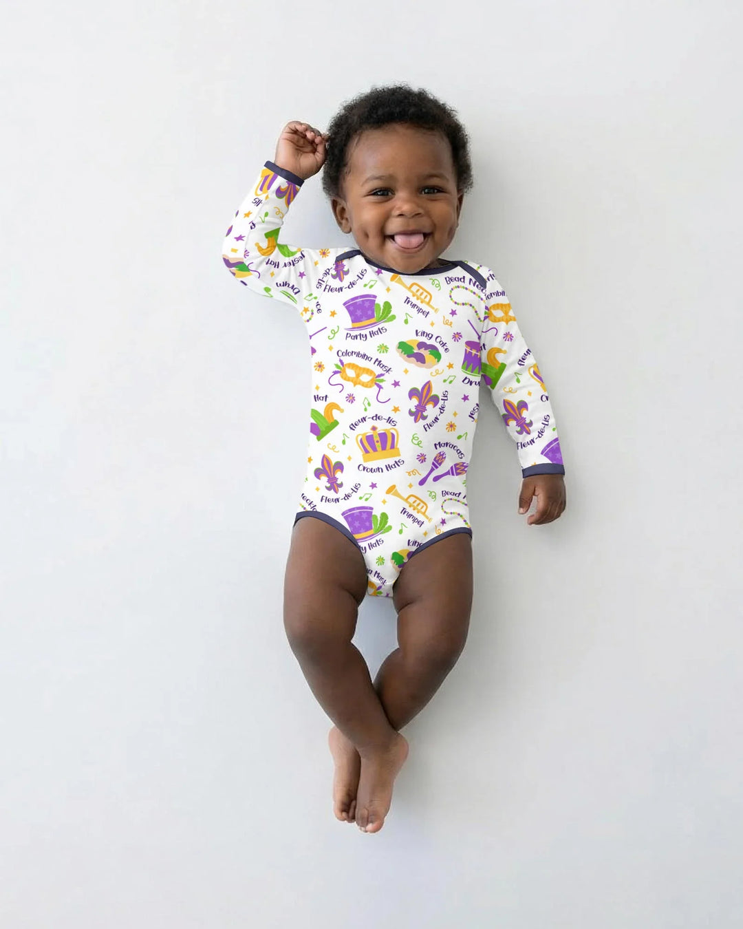 Gerippte Babykleidung mit individuellem Foto - Weich &amp; Skizzenhaft