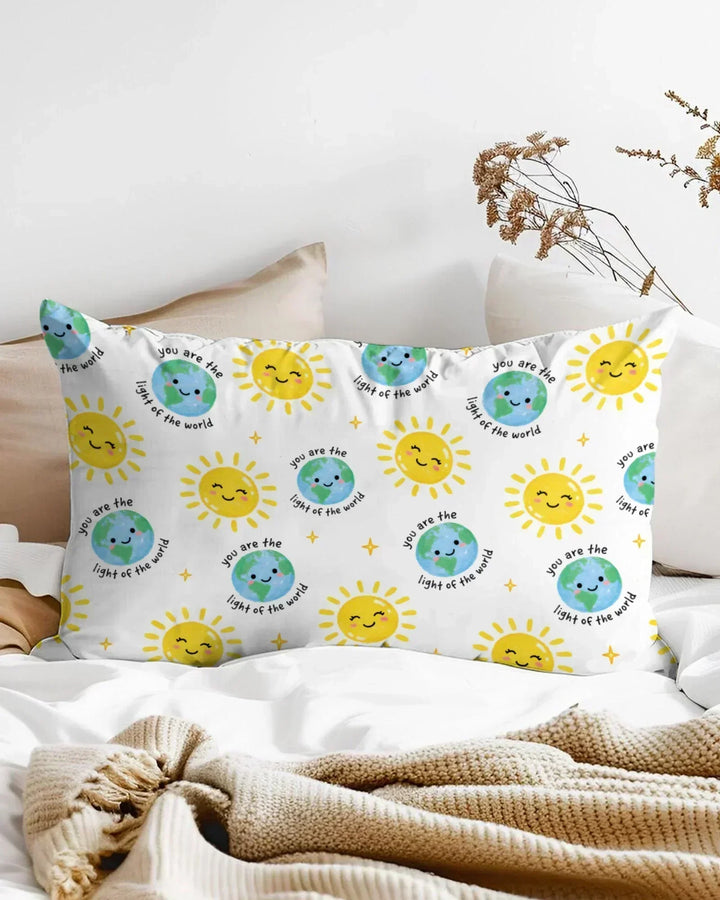 Matthew 5:14 Light of the World Bamboo Pillow Case