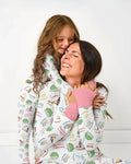 Fröhliches Pessach-Passendes Familien-Bambus-Damen-Pyjama-Set
