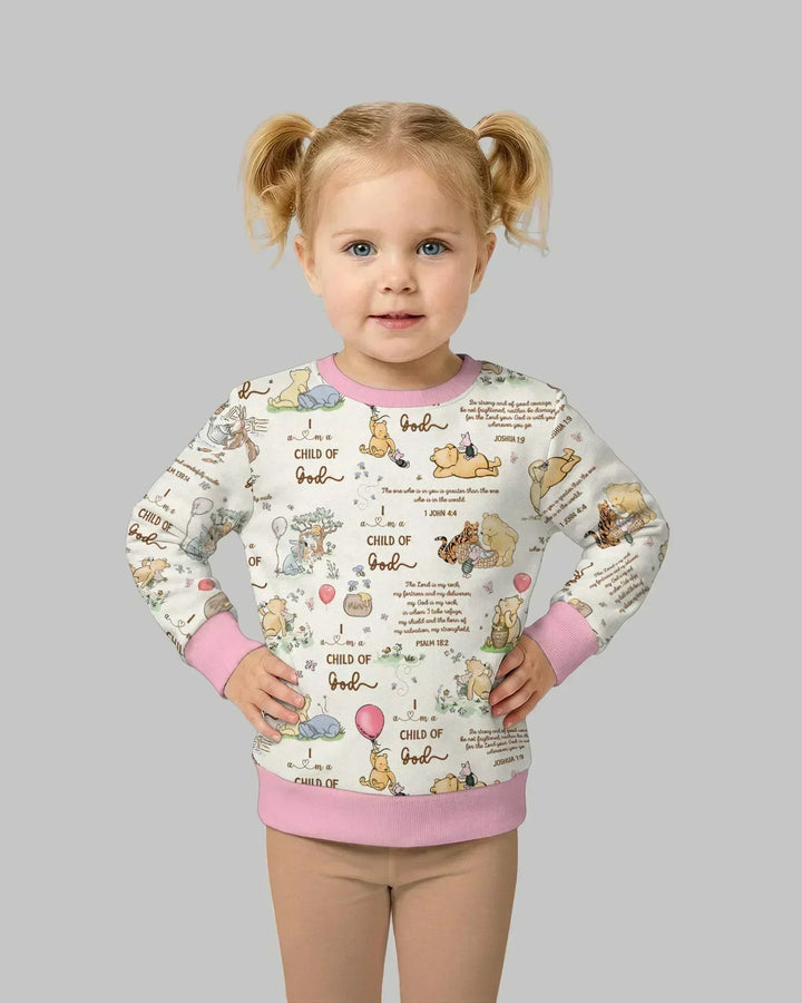 Kind Gottes Launischer Wald Bambus Rundhals-Sweatshirt