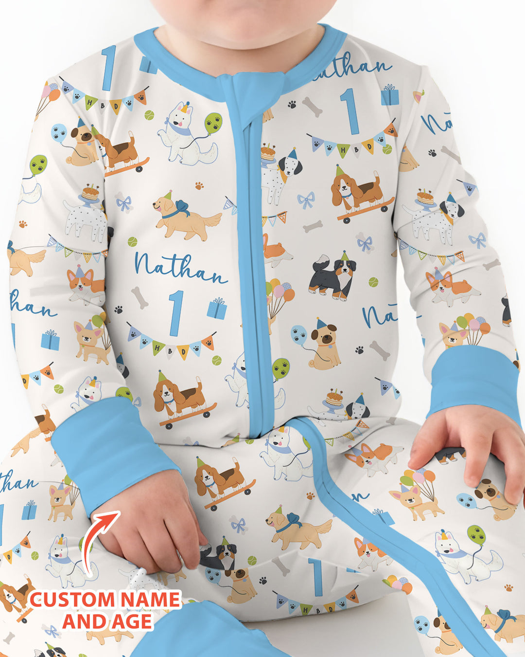 Gerippte Babykleidung mit individuellem Foto - Weich &amp; Skizzenhaft