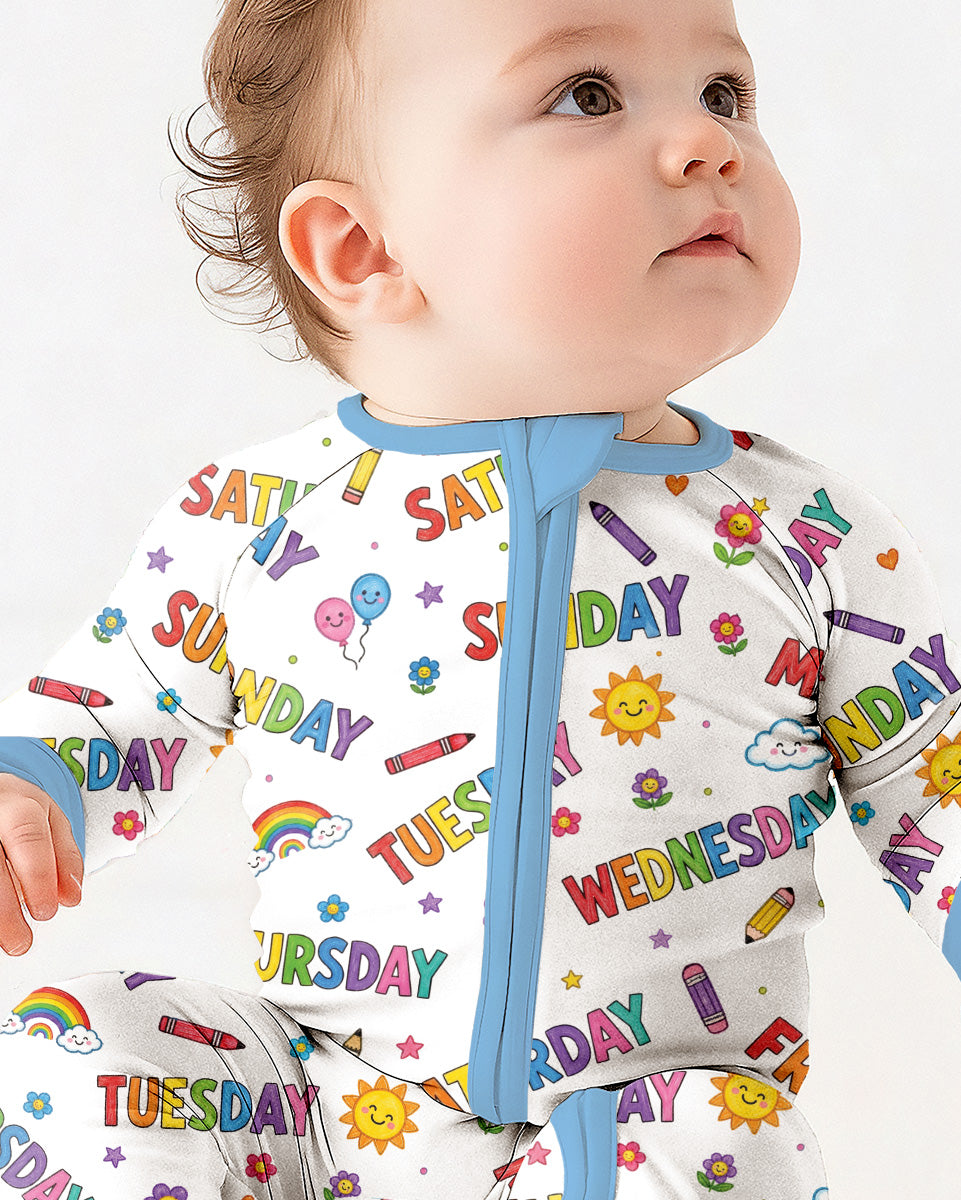 Days of the Week Bamboo Convertible Zippy