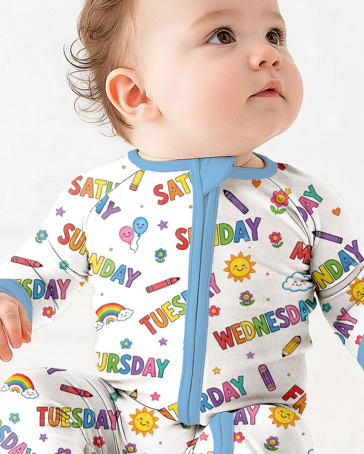 Days of the Week Bamboo Convertible Zippy