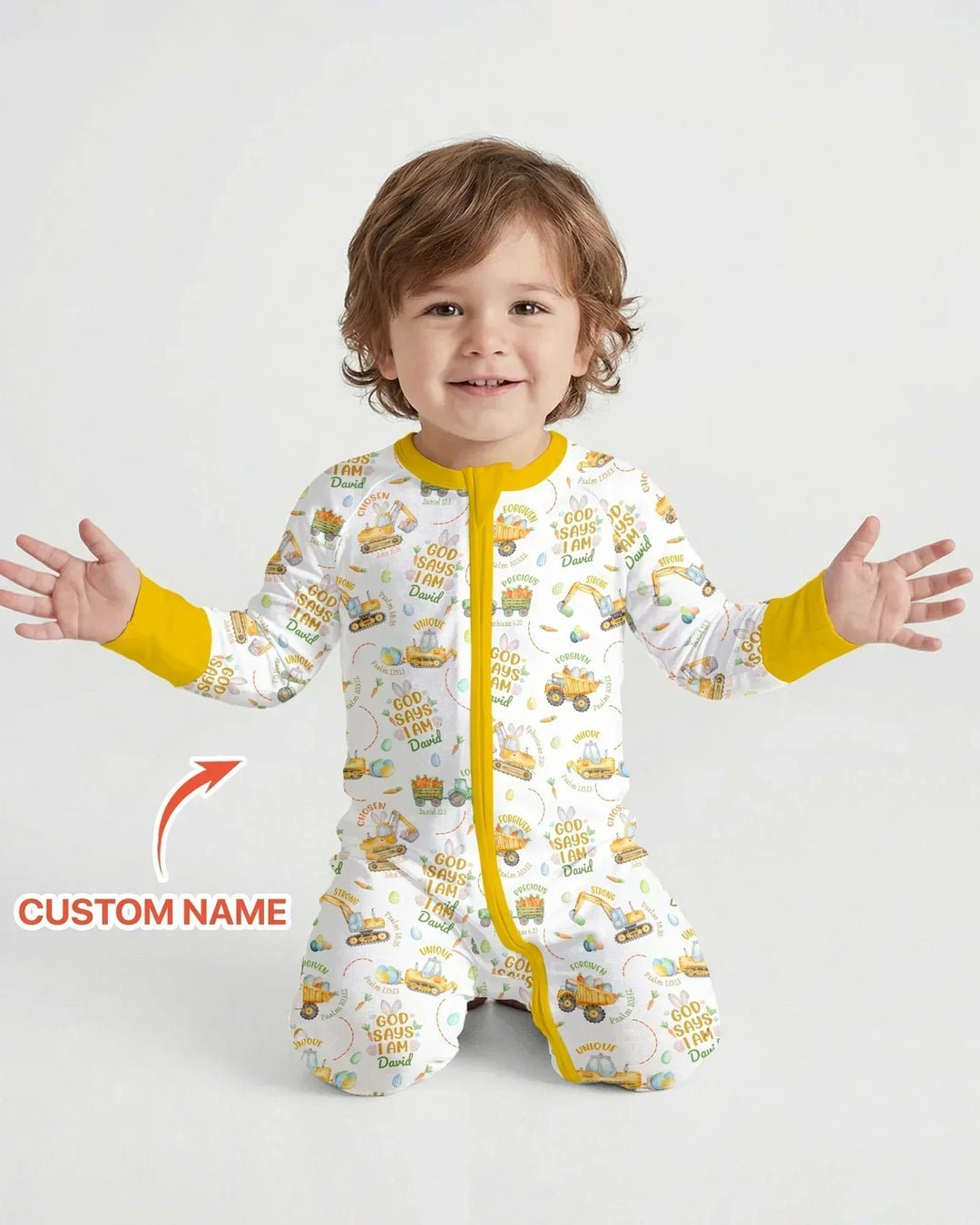 Gerippte Babykleidung mit individuellem Foto - Weich &amp; Skizzenhaft