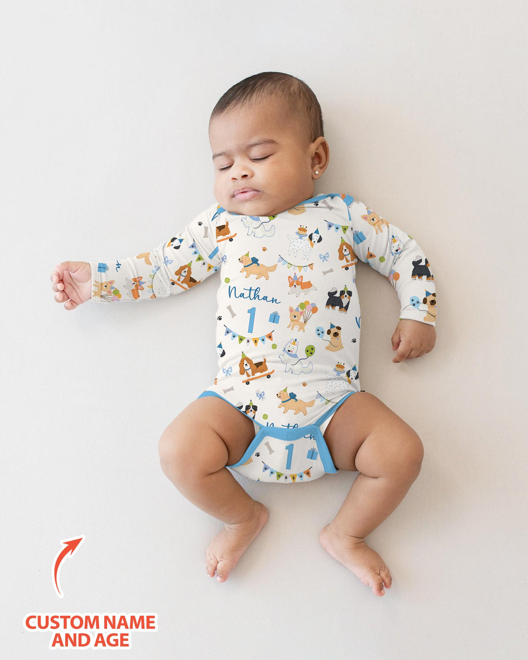 Gerippte Babykleidung mit individuellem Foto - Weich &amp; Skizzenhaft