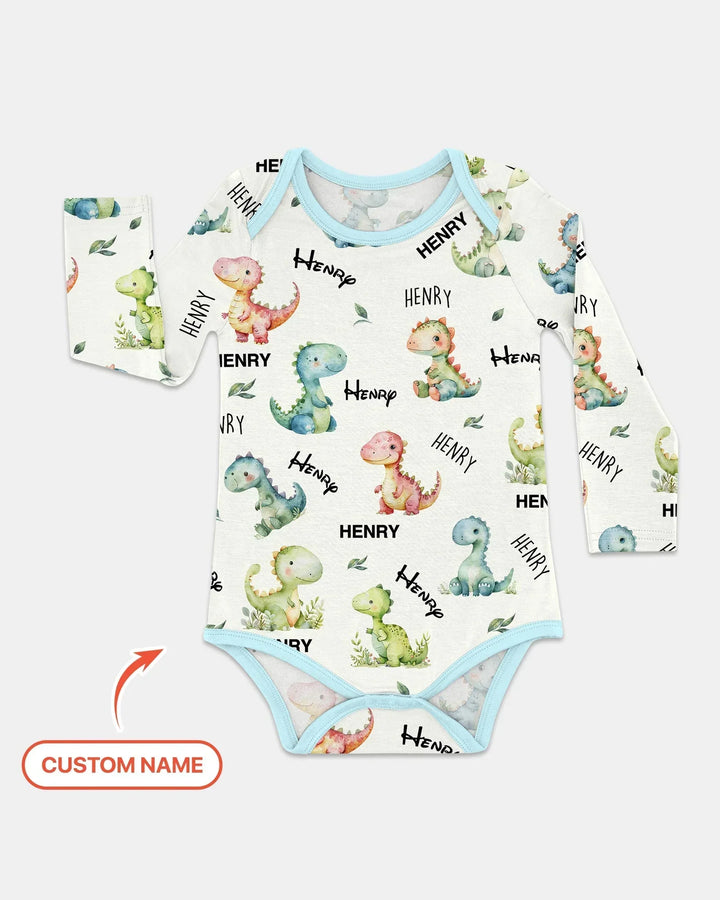 Gerippte Babykleidung mit individuellem Foto - Weich &amp; Skizzenhaft